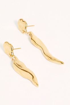 Oxbow Pepper Earrings by Oxbow Designs at Free People, Gold Plated, One Size