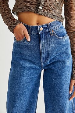 Heritage World Wide Leg Jeans by Wrangler at Free People, Underwater, 26