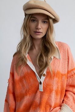 Phoebe Slouchy Lieutenant Cap by Free People, Camel, One Size