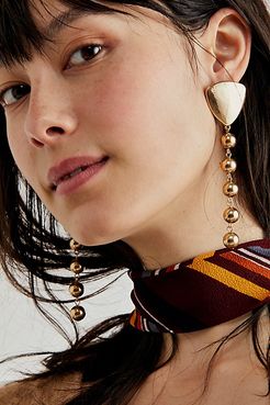 Maybe Dangle Earrings by Free People, Gold, One Size