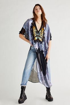 Ritual Queen Embellished Kaftan by Jen's Pirate Booty at Free People, Midnight, XS/S