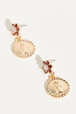 Helper Coin Earrings by Joy Dravecky at Free People, Gold, One Size