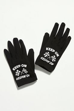 Keep On Keepin' On Washable Gloves by Understated Leather at Free People, Black, One Size