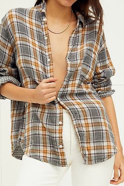 Oversized Plaid Shirt by CP Shades at Free People, Wash, S