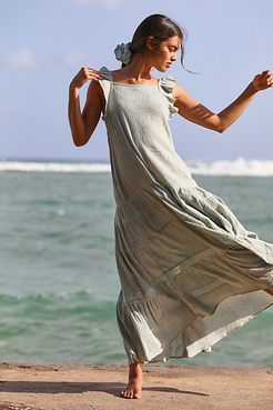 Caught In Motion Maxi Dress by Endless Summer at Free People, Sage Ash, XS