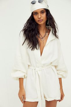 Emeri Romper by Endless Summer at Free People, Ivory, XS