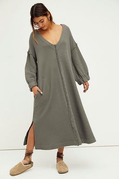 Coast Line Midi Dress by FP Beach at Free People, Eucalyptus Leaf, XS