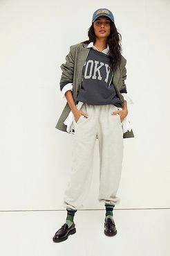 Heather Balloon Sweatpants by AGOLDE at Free People, Grey Heather, XS