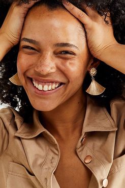 The Fan Earrings by Amber Sceats at Free People, Gold, One Size