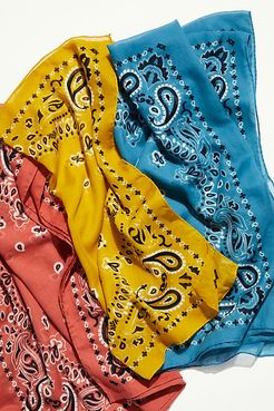 Bandana Quadra Scarf by Destin at Free People, Yellow, One Size