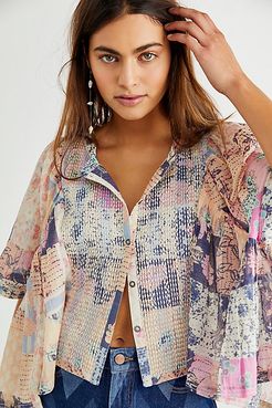 Kiwi Top by We The Free at Free People, Light Combo, M