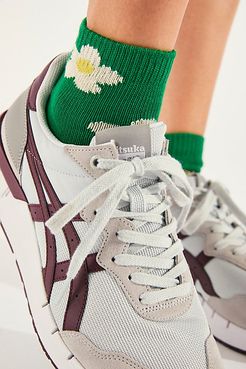 Margaret Short Crew Socks by Hansel From Basel at Free People, Kelly Green, One Size