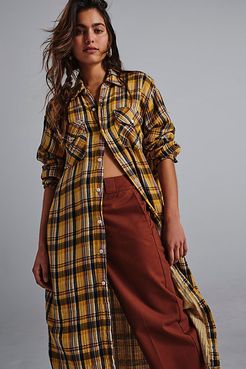 Plaid Maxi Top by CP Shades at Free People, Yellow, M