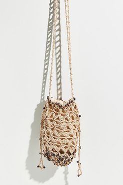 Moonlight Beaded Pouch by FP Collection at Free People, Natural, One Size