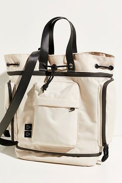 Pyramid Backpack by Doughnut at Free People, Cream, One Size