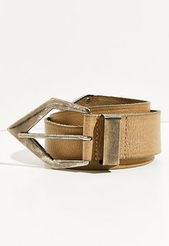 Archer Leather Belt by FP Collection at Free People, Khaki, S/M