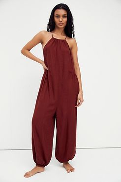 Under The Sun Jumpsuit by Endless Summer at Free People, Star Anise, XS