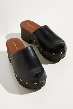 Harley Studded Clogs by Alohas at Free People, Black, EU 38