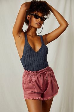 Kalani Pull On Shorts by We The Free at Free People, Rosette, XS