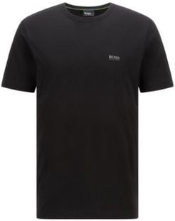 HUGO BOSS - Regular Fit T Shirt With Contrast Detail - Black