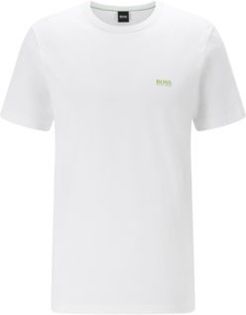 HUGO BOSS - Regular Fit T Shirt With Contrast Detail - White