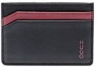 BOSS - Four Slot Card Holder In Smooth Leather - Black