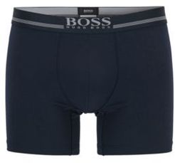 HUGO BOSS - Boxer Briefs In Four Way Stretch Microfiber - Dark Blue