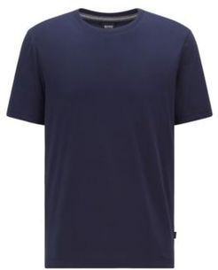 HUGO BOSS - Regular Fit T Shirt In Soft Cotton - Dark Blue