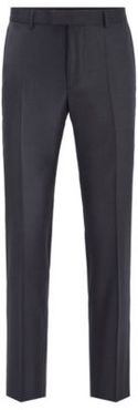 HUGO BOSS - Slim Fit Formal Pants In Virgin Wool - Light Grey