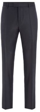 HUGO BOSS - Regular Fit Formal Pants In Virgin Wool - Light Grey