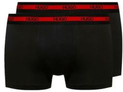 BOSS - Two Pack Of Trunks In Stretch Cotton Jersey - Black