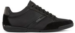 HUGO BOSS - Lace Up Hybrid Sneakers With Moisture Wicking Lining - Black