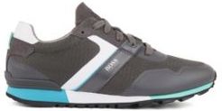 HUGO BOSS - Hybrid Sneakers With Bamboo Charcoal Lining And Lightweight Sole - Dark Grey