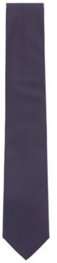 HUGO BOSS - Silk Blend Tie With Jacquard Woven Pattern - Red