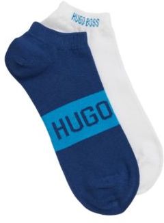 HUGO BOSS - Two Pack Of Socks In A Stretch Cotton Blend - Light Blue