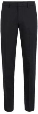 HUGO BOSS - Slim Fit Chinos In A Stretch Cotton Blend - Black