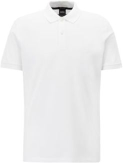 HUGO BOSS - Regular Fit Polo Shirt In Pima Cotton Piqu - White