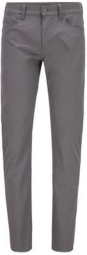 HUGO BOSS - Slim Fit Jeans In Technical Stretch Denim - Grey