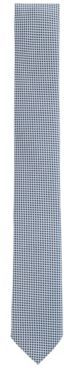 HUGO BOSS - Italian Made Patterned Tie In 100% Recycled Fabric - White