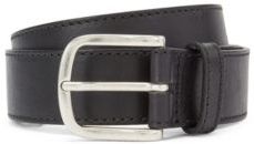 HUGO BOSS - Pin Buckle Belt In Vegetable Tanned Italian Leather - Black