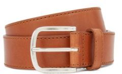 HUGO BOSS - Pin Buckle Belt In Vegetable Tanned Italian Leather - Brown