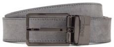 HUGO BOSS - Reversible Belt In Italian Leather - Dark Grey