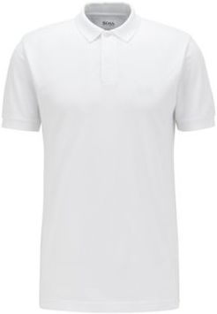 HUGO BOSS - Polo Shirt In Organic Cotton Piqu - White