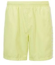 HUGO BOSS - Logo Print Swim Shorts In Recycled Fabric - Light Yellow