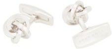 HUGO BOSS - Cufflinks In Polished Metal With Knot Design - Silver