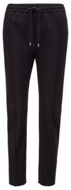 HUGO BOSS - Relaxed Fit Pants With Drawstring Waistband - Black