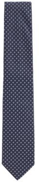 HUGO BOSS - Italian Made Patterned Tie In Pure Silk - Light Purple