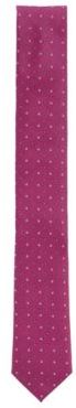 HUGO BOSS - Dot Print Tie In Water Repellent Silk - Purple