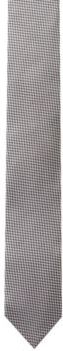 BOSS - Patterned Tie In Silk Blend Jacquard - Grey