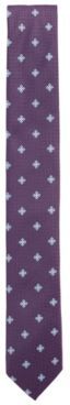 HUGO BOSS - Patterned Tie In Jacquard Fabric - Purple